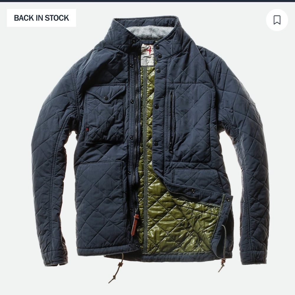 Relwen Quilted Tanker worn once